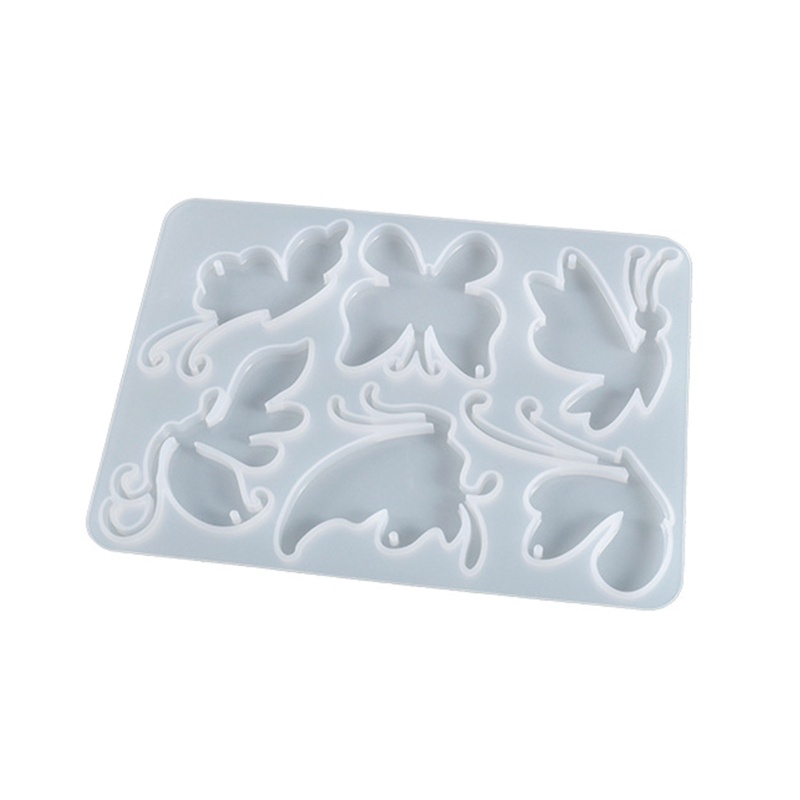 Siy Cetakan Liontin Bentuk Kupu-Kupu Bahan Silikon Untuk Kerajinan Tangan DIY