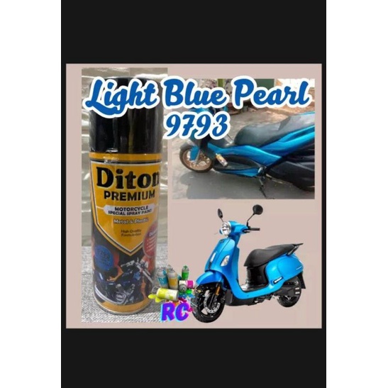 Diton Premium Light Blue Pearl 9793 Cat Biru Metallic 400cc