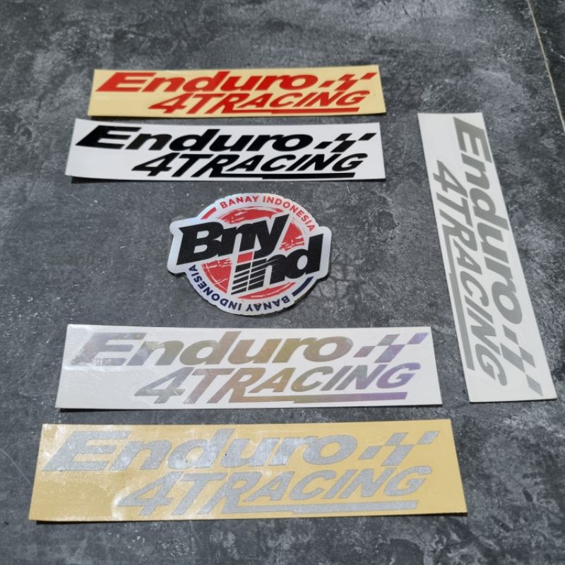 STICKER STIKER ENDURE 4T RACING CUTTING