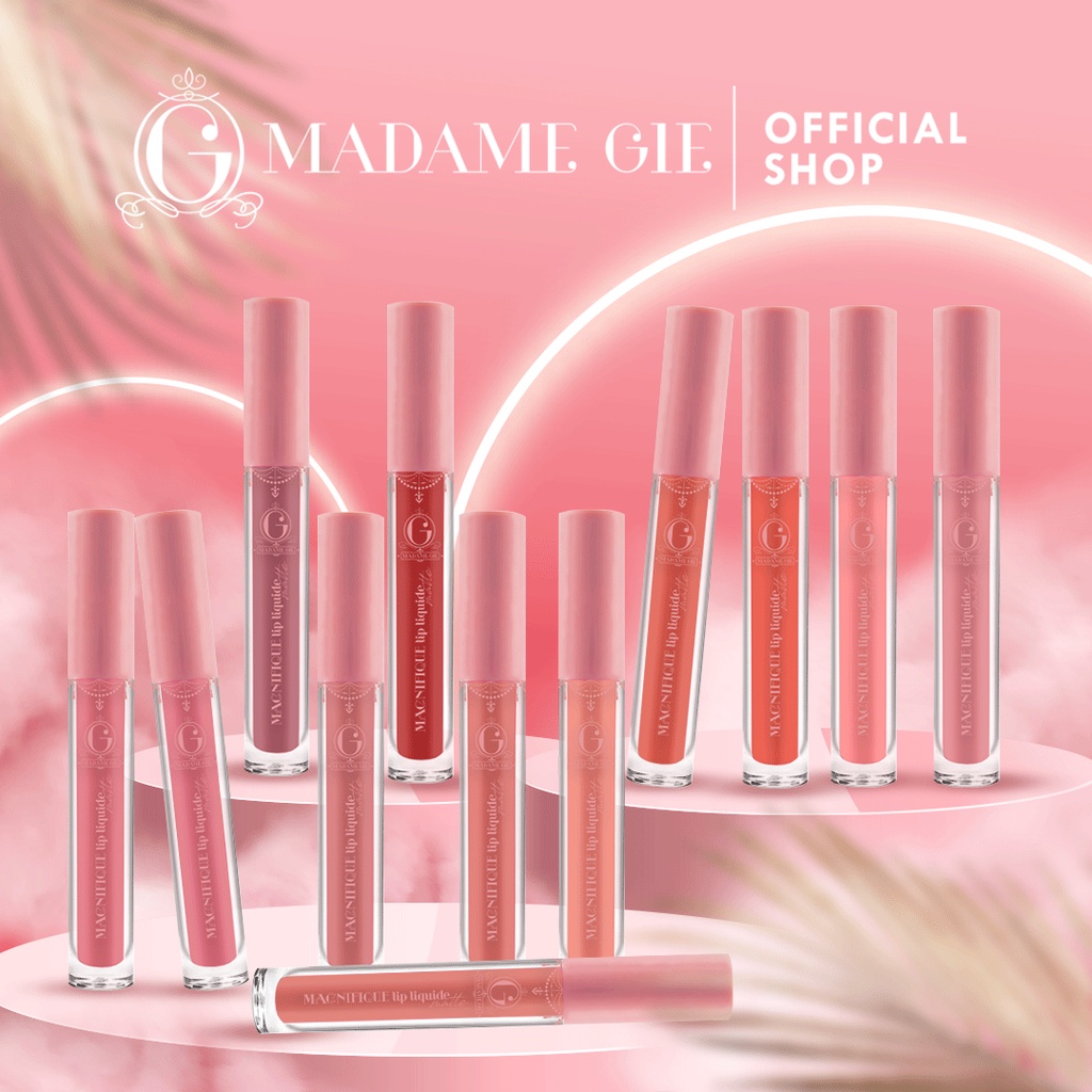 Madame Gie Magnifique Lip Liquide Matte - Make Up Lipstick Cream Superstay