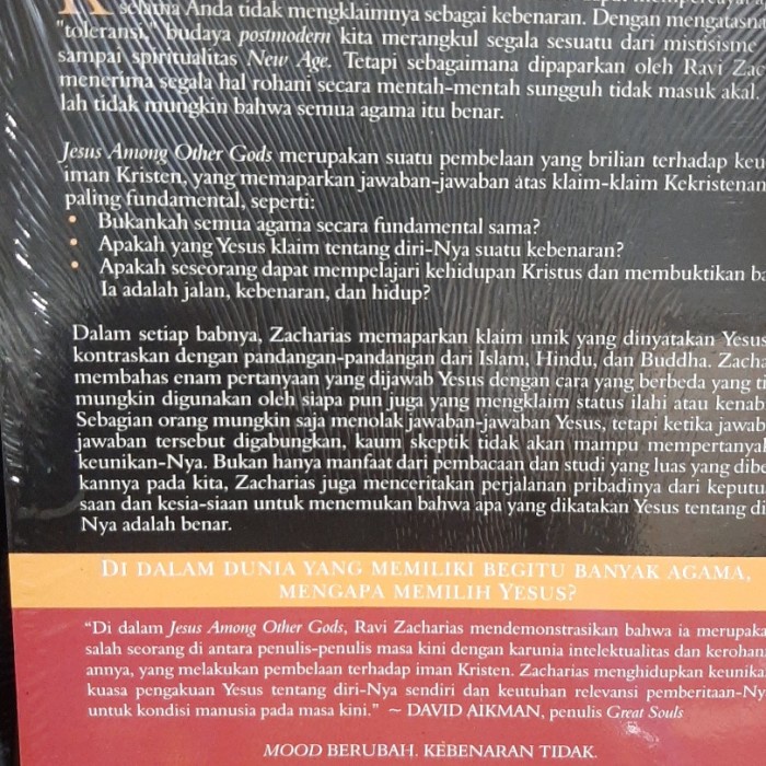 Siap Kirim Ravi Zacharias Jesus Among Other Gods Ind Berkualitas Shopee Indonesia