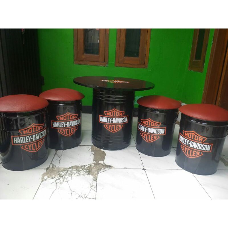 kursi tong kaleng custom