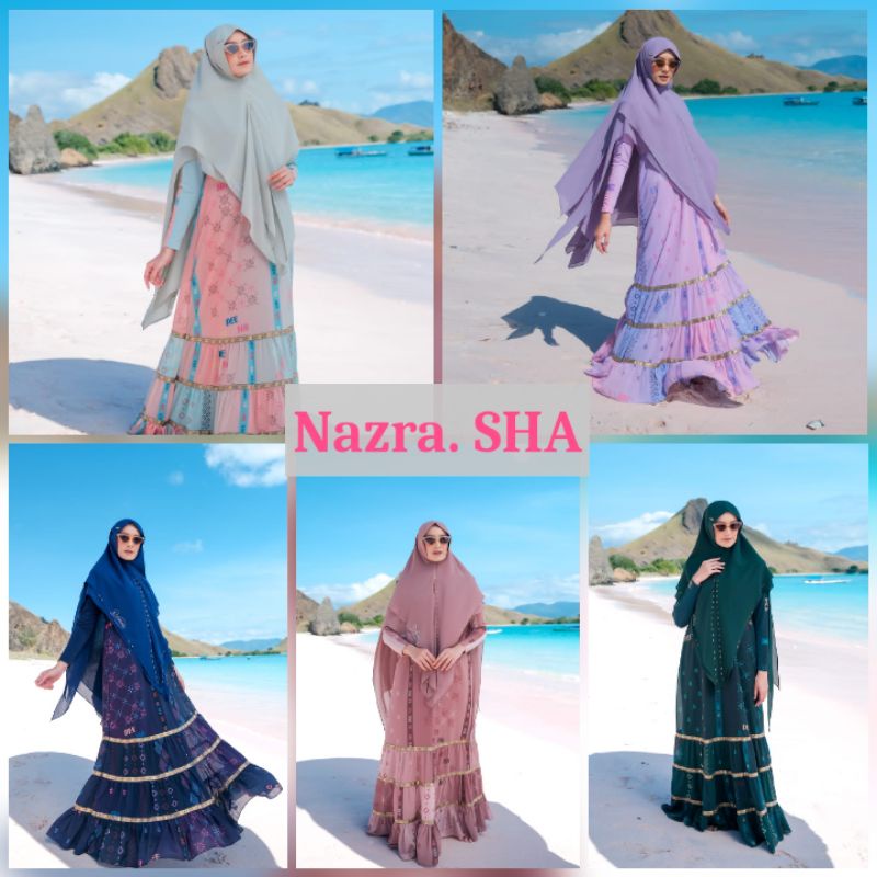 (pN) ELDEENA LABUAN BAJO Baju Gamis Syari Wanita Muslimah Labuan Bajo series By El. Deena. Nazra sha