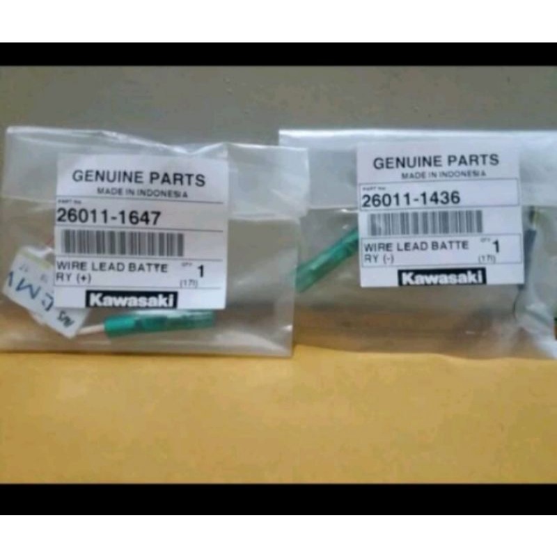 kabel aki ninja r dan ss original sepasang