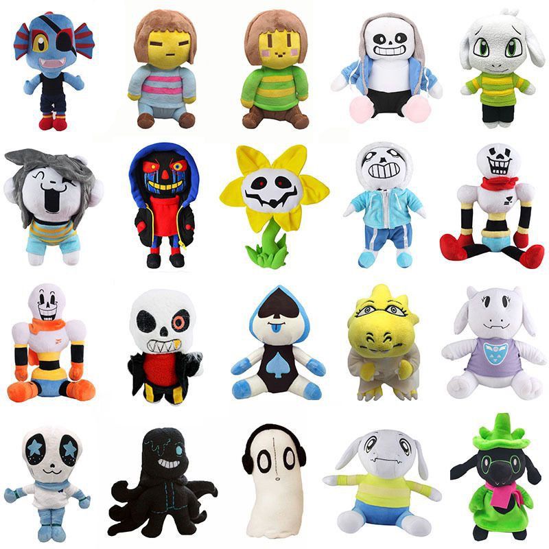 Mainan Boneka Undertale Ralsei Plush Toy Game Deltarune Protagonist Soft Stuffed Dolls 20-30cm