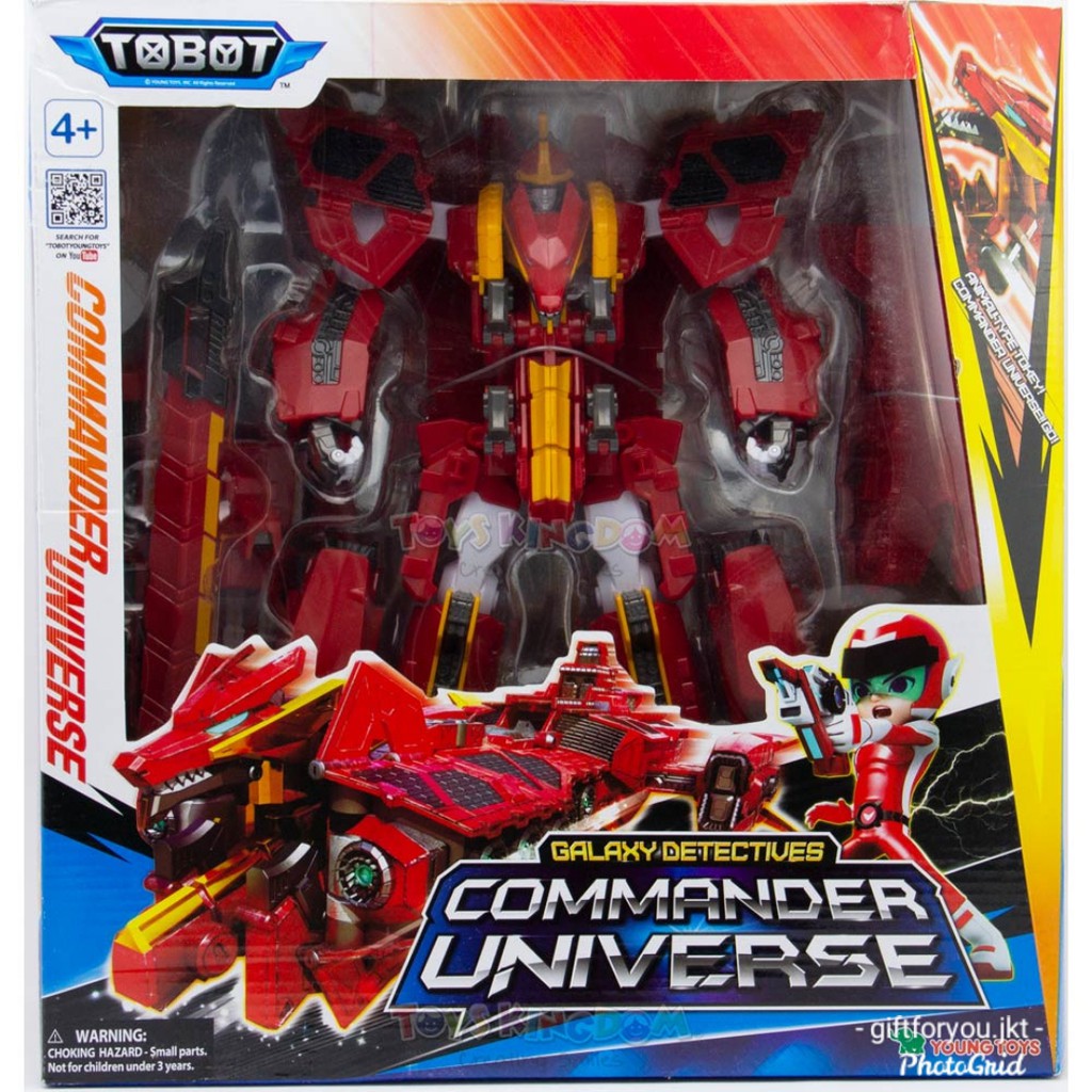 Jual Tobot Galaxy Detectives GD Commander Universe Mainan Figure Robot Pesawat Anak Toy Kid