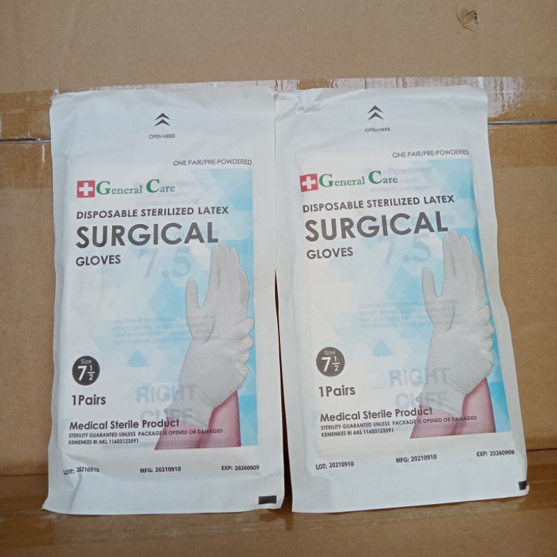 Sarung tangan steril satuan general care