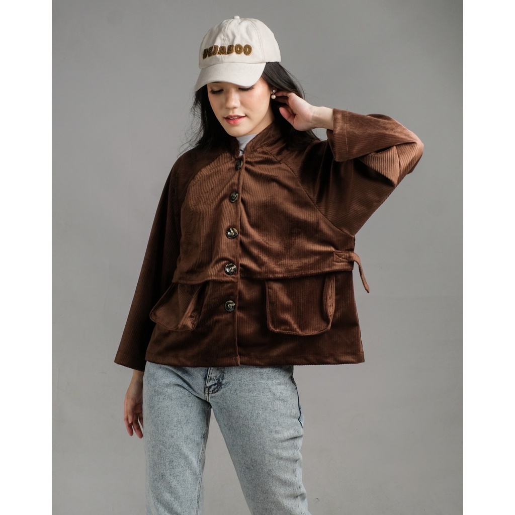 Myrubylicious CARNELIAN CORDUROY SHIRT KODE 2101