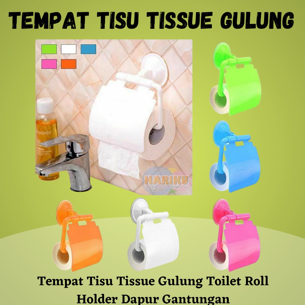 HARGA PROMO!! Tempat Tisu Gulung Toilet Roll Holder Dapur Gantungan