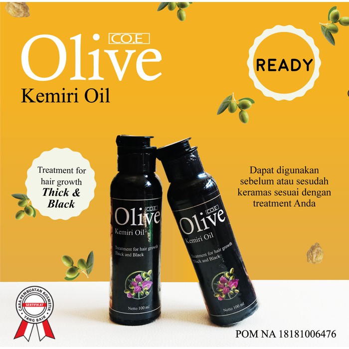 [SYB] OLIVE Kemiri Oil ~ Minyak Kemiri ~ Menyuburkan &amp; Memanjangkan