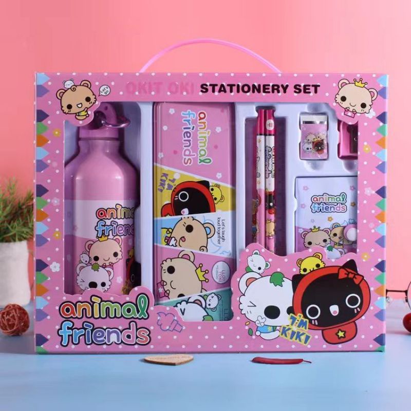 

Kotak Pensil Set Botol Minuman Little Animal Griends