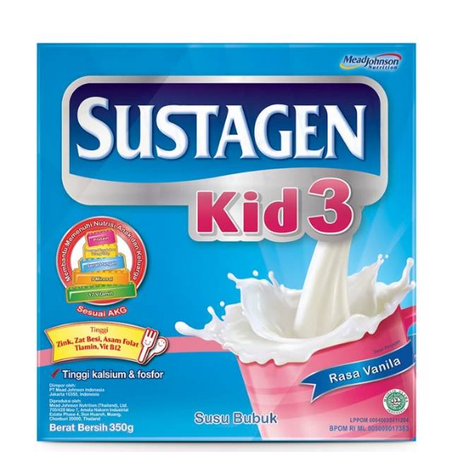 Sustagen kids 3 vanila 350g