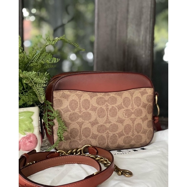coach cambag signature tan rush  authentic