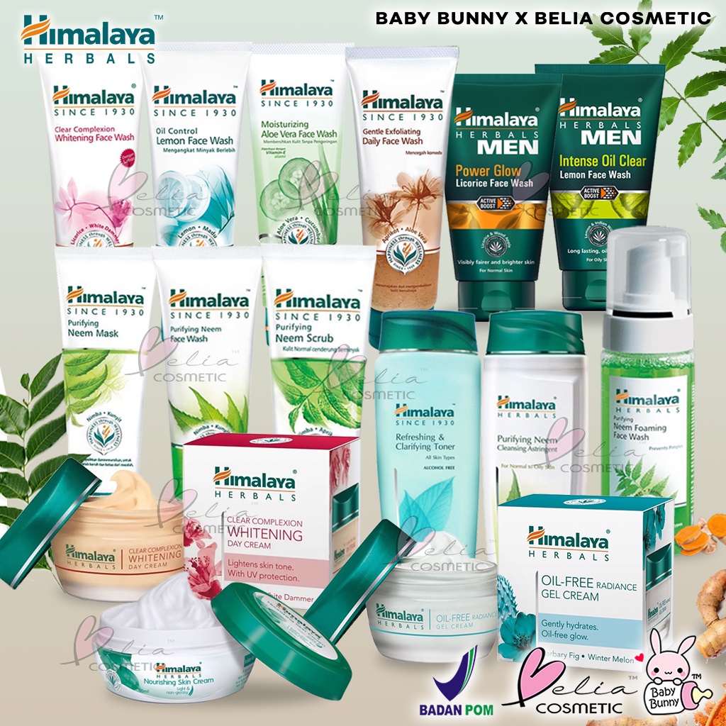 ❤ BELIA ❤ Himalaya All Series 50 100 150 | Purifying Neem Face Wash Oil Foam Aloe Scrub Mask Toner | BABY BUNNY