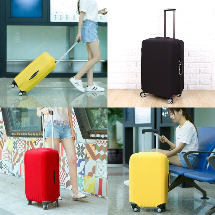 Pelindung Sarung koper Elastis Dustproof Cover koper Travel luggage cover protector