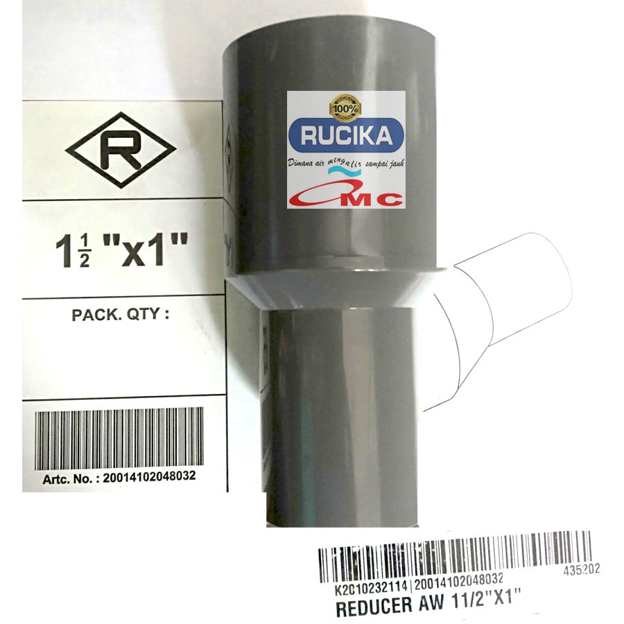 Vlok Sock V sok Reducing Socket Reducer Aw 1 1/2 X 1 Inch RUCIKA