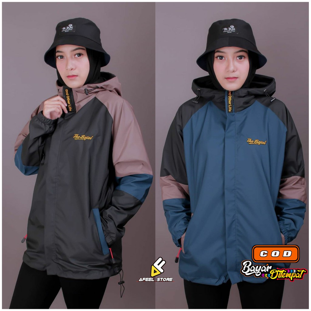 JAKET PARASUT WANITA OUTDOOR -JAKET RAGLAN WATERPROOF ORIGINAL UNISEX PRIA WANITA - JAKET PARASUT CASUAL