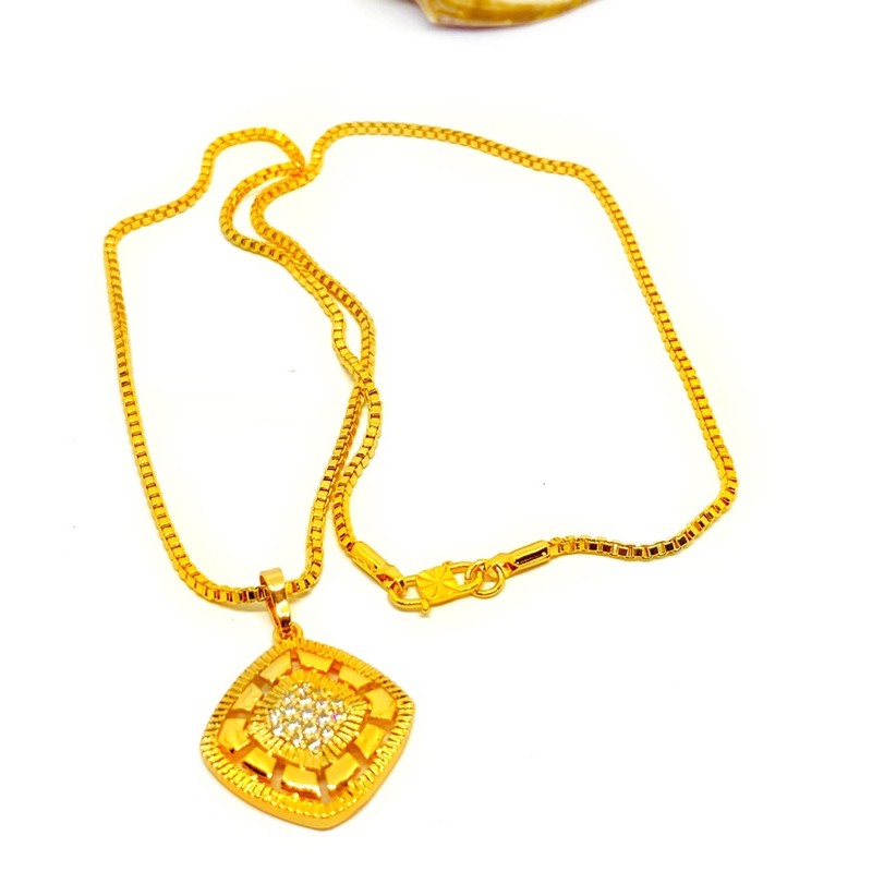 leontin untuk kalung wanita //leontin permata //leontin lapis emas//perhiasan