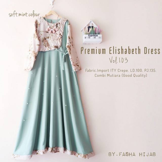 Premium Elishabeth Dress by Fasha Hijab