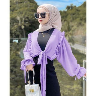 1KG MUAT 5PCS MIRANTI OUTER KARDIGAN RUFFLE BASIC BALONA 1KG MUAT 5PCS MIRANTI OUTER KARDIGAN RUFFLE BASIC BALONA