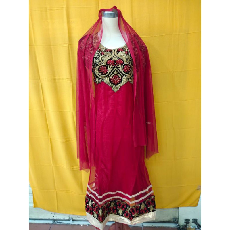 Sale edisi lebaran baju india / dress / longdress / stelan india / baju india jumbo Xl XXL L