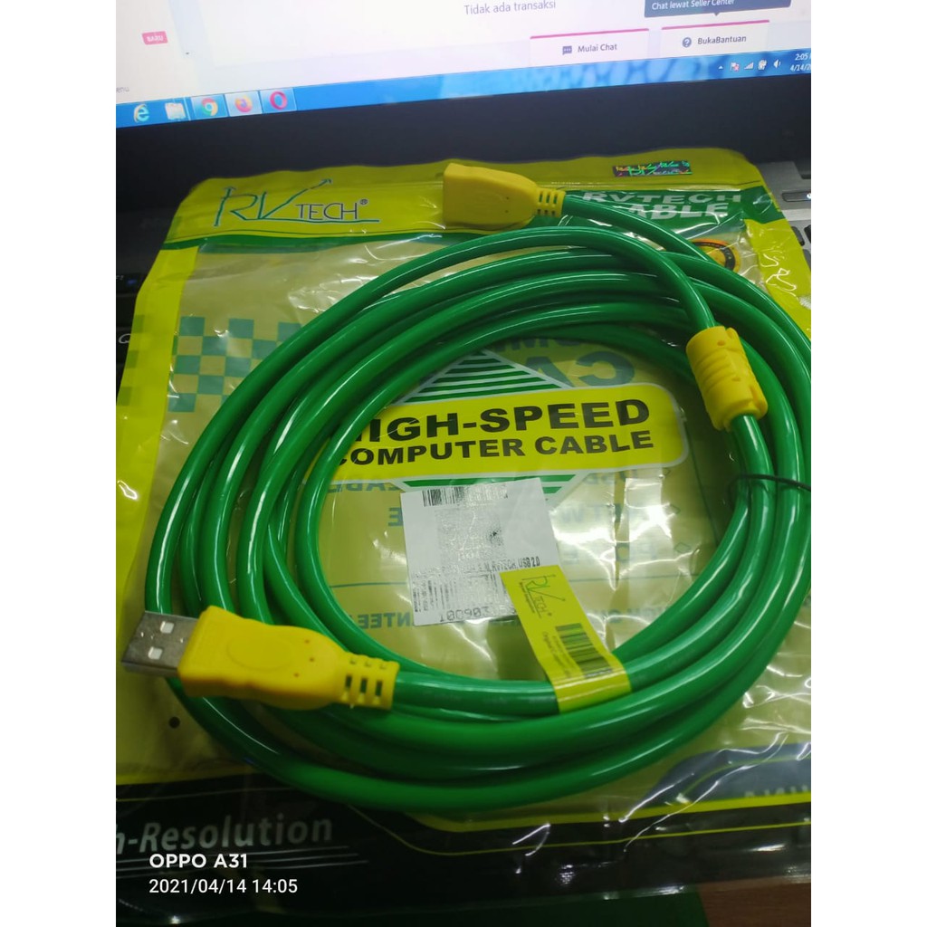 kabel usb extension 5m kabel usb perpanjangan 5m kabel usb cowo cewe