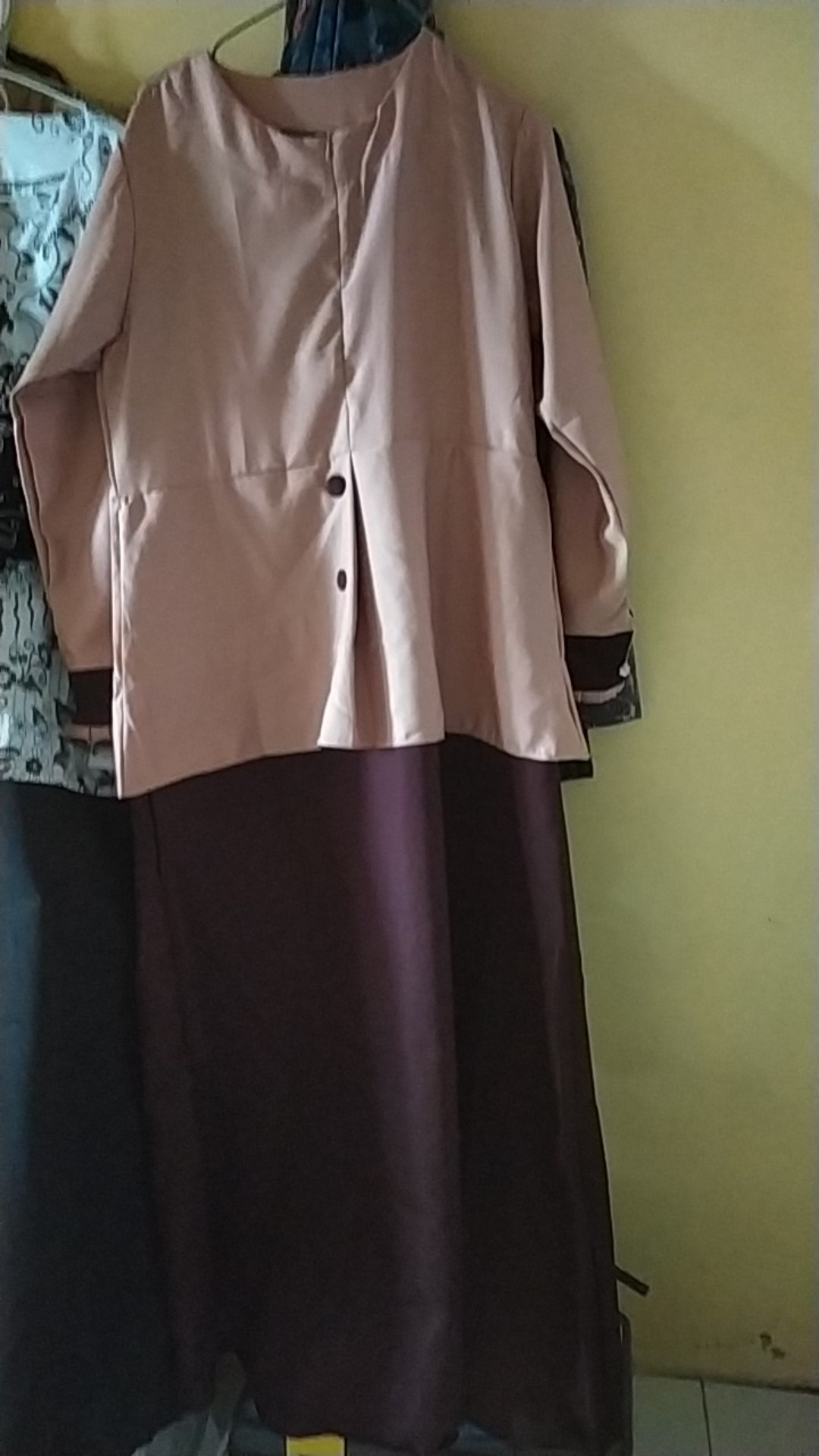 Gamis Kerja Pgri Batik  Pns Asn Pdh Pemda Seragam Guru Formal Baju Wanita Cewe