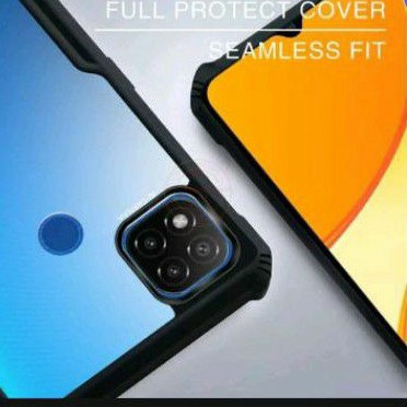 S/P- CASING REDMI 9C SPIGEN CLEAR SHOCKPROOF BAHAN FUZE Blkg Mika Bening Bagian Pinggir SOFT Sudut Anti Shock pa