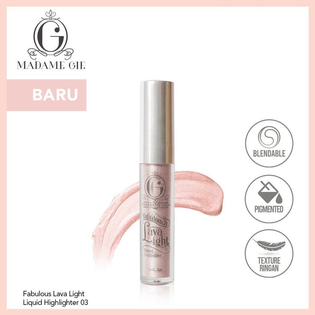 Fashion Fair - Madame Gie Fabulous Lava Light Liquid Highlighter - MakeUp Highlighter