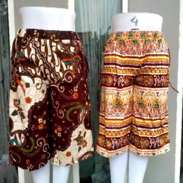 KULOT 7/8 JUMBO BAHAN KATUN STRETCH MOTIF BATIK (Random)