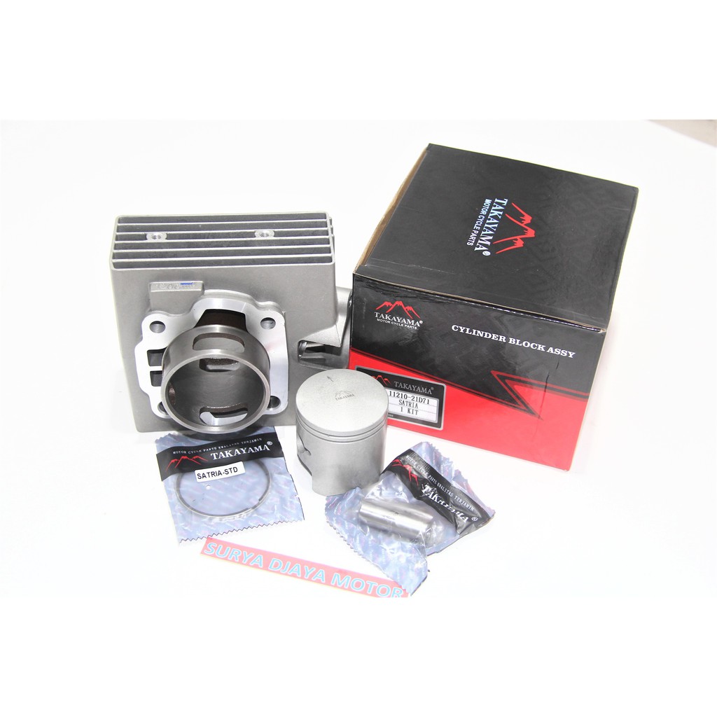 Blok cylinder block seher Boring Piston Kit Assy Satria 2tak Satria2tak 120r Hiu Lumba Takayama / Mi