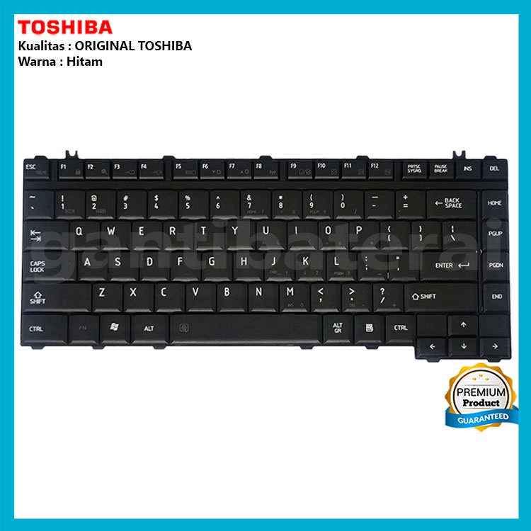 Keyboard Toshiba L310 L510 L511 M205 M207 M209 A210 A305