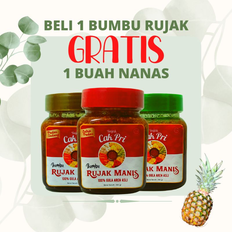 

BUMBU RUJAK MANIS "CAK PRI" ASLI GULA AREN