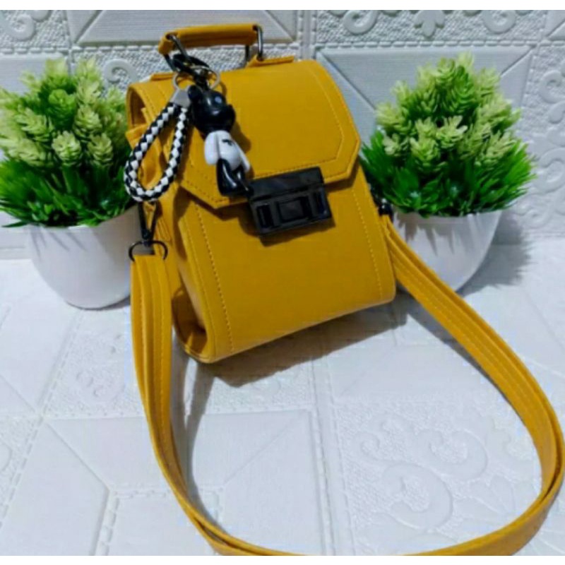 Tas Miniso Mini Behel Kunci / Tas Selempang Wanita / Tas Fashion Wanita Terbaru