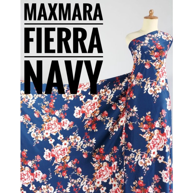 LAST STOCK Kain Meteran Maxmara Fierra Navy
