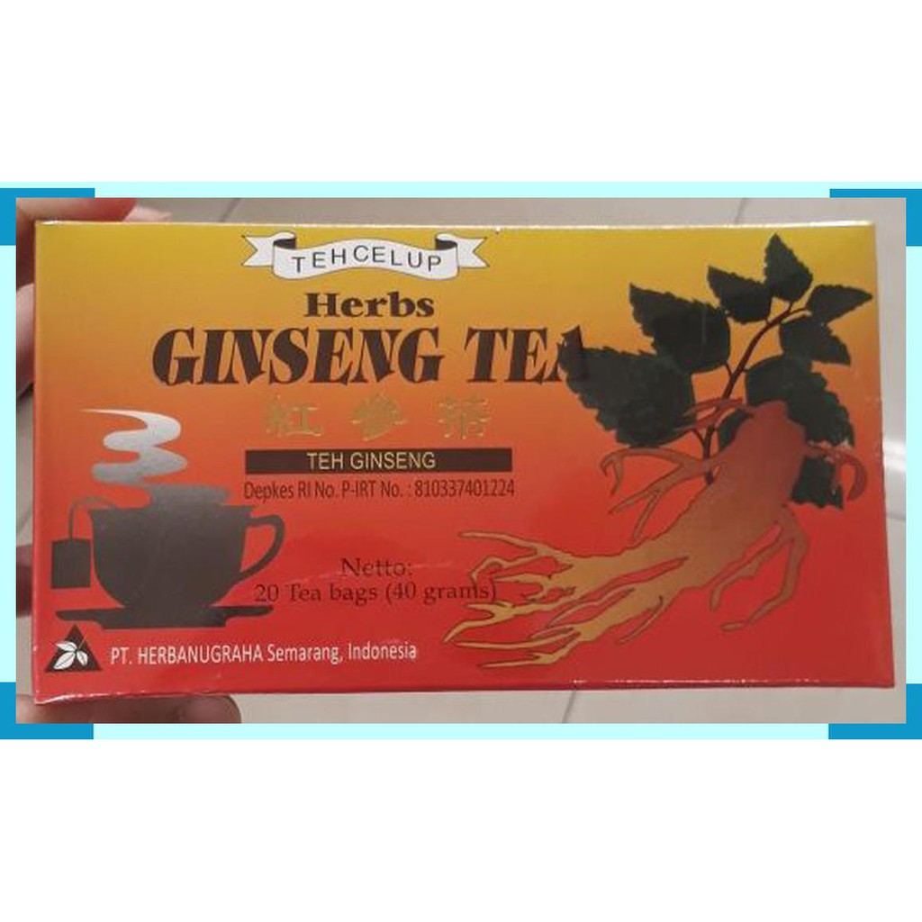 

Teh Celup Herbs Ginseng tea 20 tea bags
