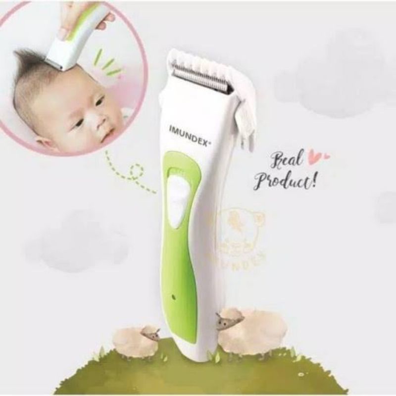 Imundex Hair Trimmer + Approne - Imudex Alat Cukur Rambut Bayi - Alat Potong Rambut Baby