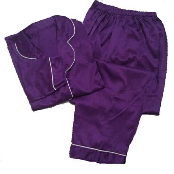 Piyama Satin Polos Pp