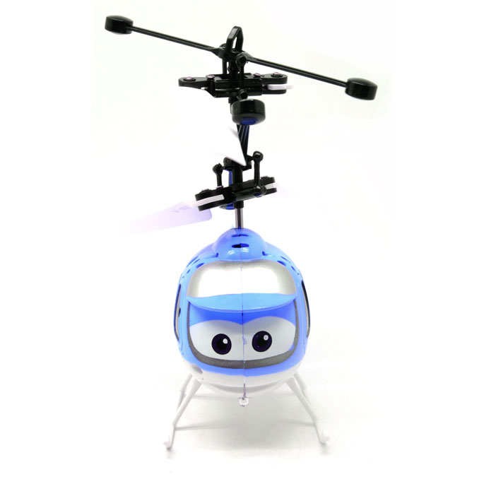 Mainan Helikopter Anak - Anak dengan Kontrol Sensor - BIRU