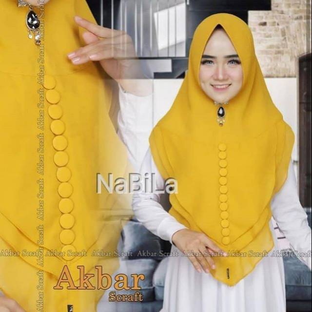 KHIMAR NABILA AKBAR SCRAF,  KHIMAR AKBAR SCRAF,  HIJAB AKBAR SCRAF