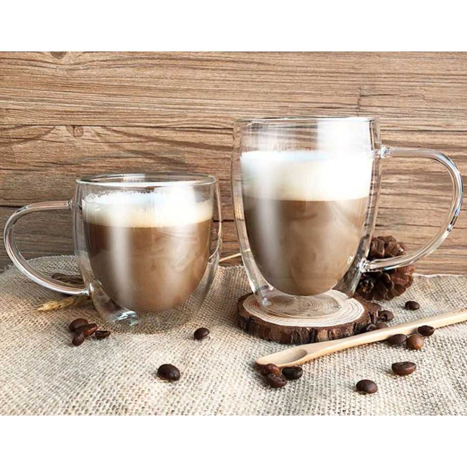 One Two Cups Gelas Cangkir Kopi Anti Panas Round 350ml