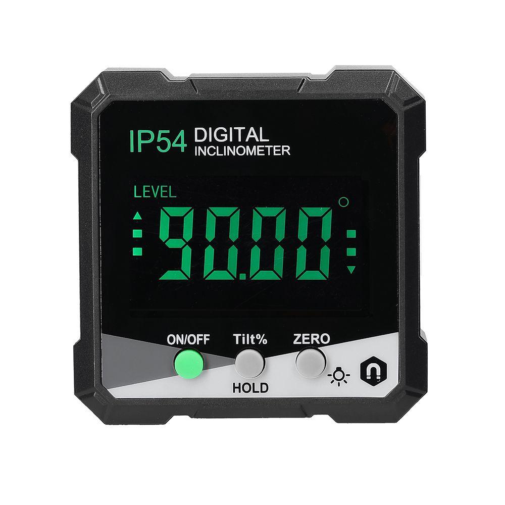 Solighter Digital Inclinometer Protractor Layar LCD Tahan Air Portabel