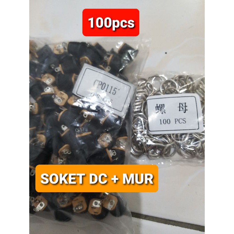 Soket DC Bulat 100pcs