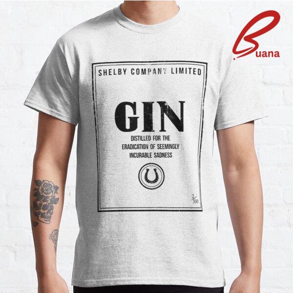 Kaos Peaky Blinders T-ShirtShelby Company Limited Gin Label Peaky Blinders Tshirts 273
