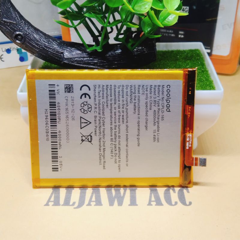 Baterai Bt Batre Battery Coolpad E580 CPLD165 / CPLD-165 Original Battery