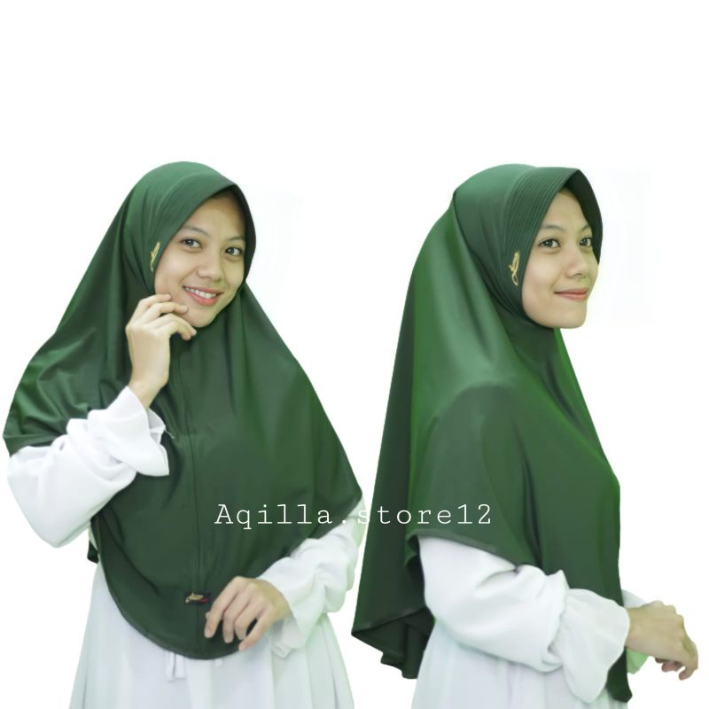 Hijab Istan Juma Jersey Super/Jilbab Juma Original Jilbab Instan Bahan Jersy Super Pet Antem Jumbo H