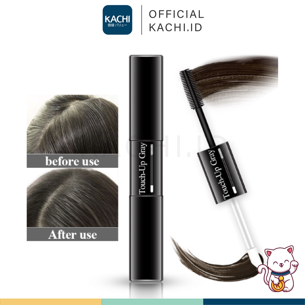 KACHI - SEVICH Touch Up Gray Hair Coloring Brush 2in1 Mascara Hair Dye Pen Maskara Rambut Penutup Uban SE002