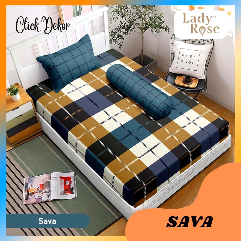 SPREI LADY ROSE SINGLE 120X200 NO 3 SAVA SEPREI LADY ROSE TERBARU SEPRAI TEMPAT TIDUR CANTIK SPREI U