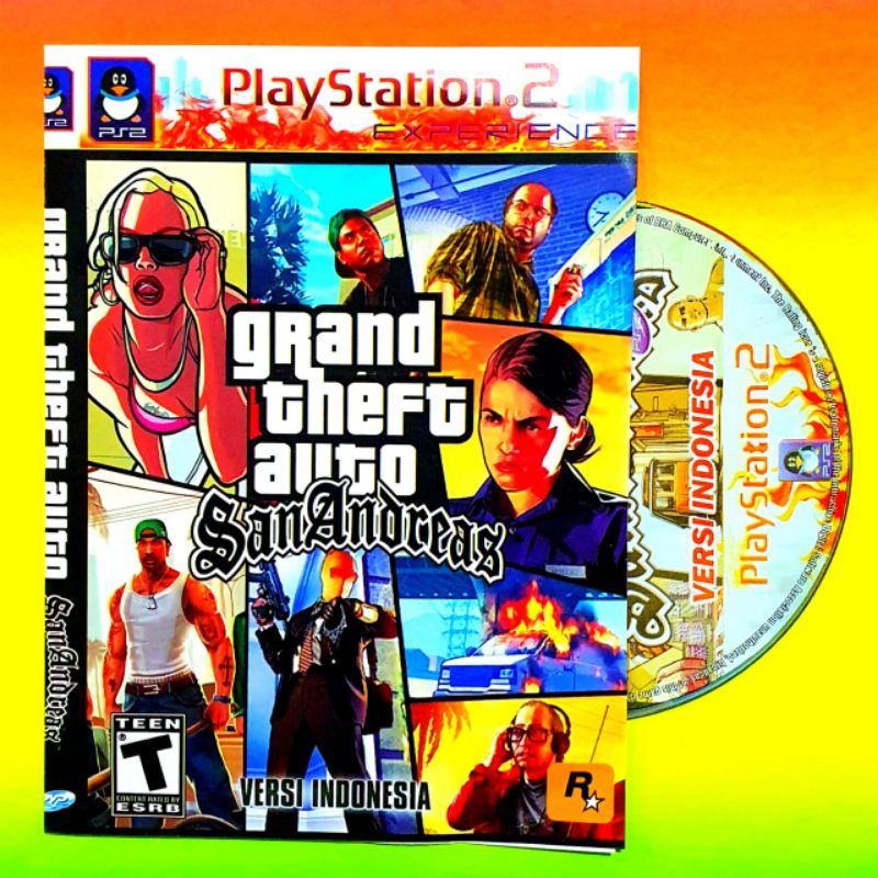 game PS2 GTA SanAndreas versi Indonesia
