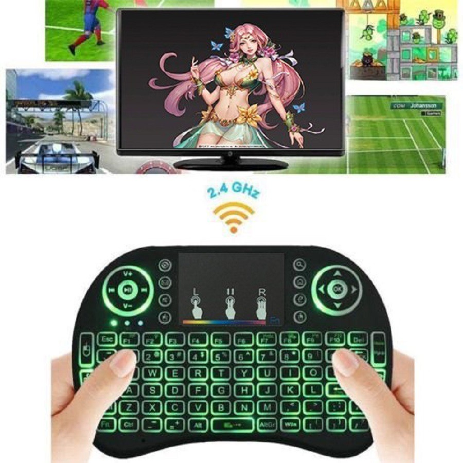 Keyboard Mini Mouse Wireless i8 Touchpad Android Smart TV Box